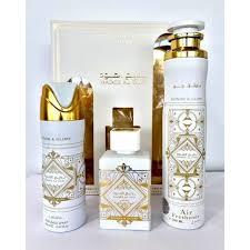 Lattafa Bade'e al oud Honor & Glory 3pcs Set EDP 100ml, 200ml Spray, 300ml air freshner